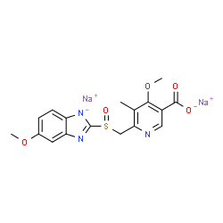 Omeprazole Acid Disodium Salt Structure