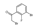 2-Bromo-1-(3-bromo-2-fluorophenyl)ethanone Structure