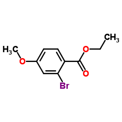 2-溴-4-甲氧基苯甲酸乙酯结构式