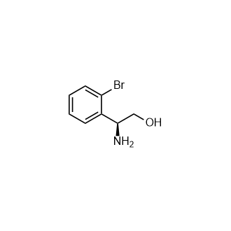 (S)-2-氨基-2-(2-溴苯基)乙醇结构式