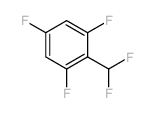 2-(Difluoromethyl)-1,3,5-trifluorobenzene Structure
