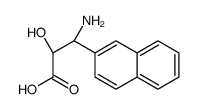(2R,3R)-3-AMINO-2-HYDROXY-3-(NAPHTHALEN-2-YL)PROPANOIC ACID Structure