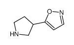 5-(吡咯烷-3-基)异噁唑结构式