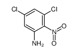 3,5-二氯-2-硝基苯胺结构式