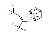 Iron,(h5-2,4-cyclopentadien-1-yl)bis[1,1,1,4,4,4-hexafluoro-2-butene-2,3-dithiolato(2-)-S,S']-(9CI)结构式