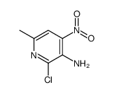 2-chloro-6-methyl-4-nitropyridin-3-amine Structure