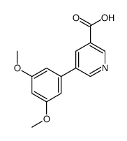 5-(3,5-dimethoxyphenyl)pyridine-3-carboxylic acid Structure