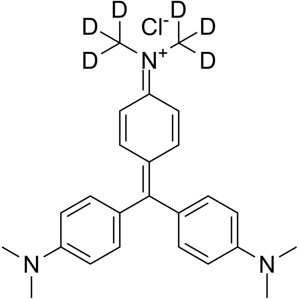 结晶紫-D6结构式