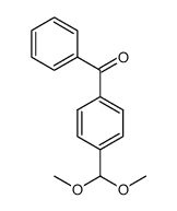 4-benzoylbenzaldehyde dimethyl acetal Structure