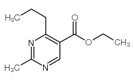 2-甲基-4-丙基嘧啶-5-羧酸乙酯结构式
