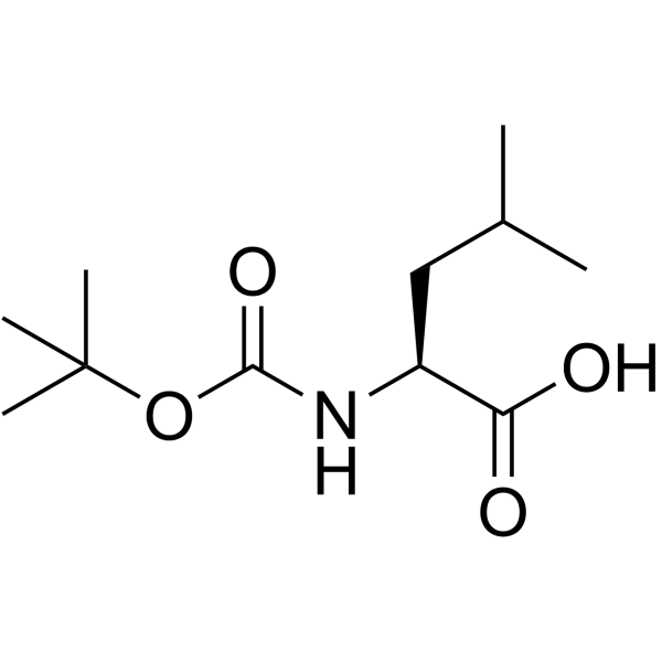 BOC-L-亮氨酸结构式