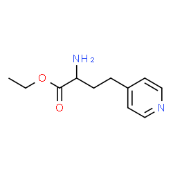 2-氨基-4-(吡啶-4-基)丁酸乙酯结构式