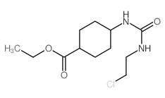 ethyl 4-(2-chloroethylcarbamoylamino)cyclohexane-1-carboxylate Structure