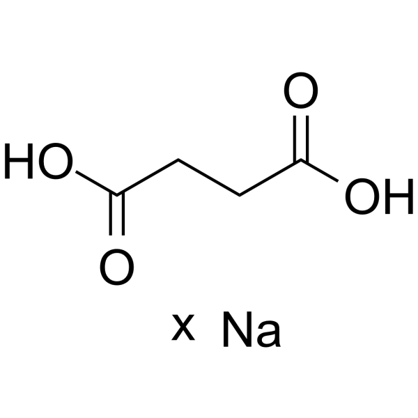 butanedioic acid,sodium Structure