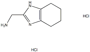 (4,5,6,7-四氢-1H-苯并咪唑-2-基甲基)胺二盐酸盐结构式