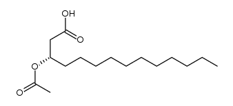 (S)-3-acetoxytetradecanoic acid结构式