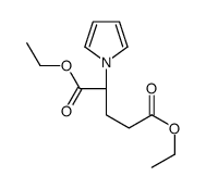diethyl (2S)-2-pyrrol-1-ylpentanedioate结构式