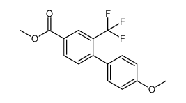 4'-甲氧基-2-(三氟甲基)-[1,1'-联苯]-4-羧酸甲酯结构式