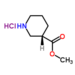 S-3-哌啶甲酸甲酯盐酸盐结构式