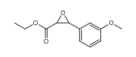 ethyl β-(m-methoxy)phenylglycidate结构式