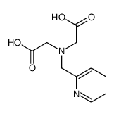 2-[carboxymethyl(pyridin-2-ylmethyl)amino]acetic acid Structure