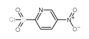 5-硝基吡啶-2-磺酰氯结构式