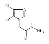 2-(4,5-二氯-1H-咪唑-1-基)乙肼结构式
