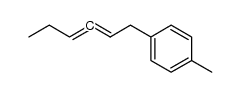 1-p-Tolyl-hexadien-2,3 Structure