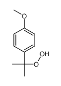 1-(2-hydroperoxypropan-2-yl)-4-methoxybenzene结构式