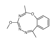 4-methoxy-2,7-dimethyl-1,3,5,6-benzoxatriazonine Structure