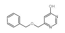 6-苄氧甲基-4-羟基嘧啶结构式