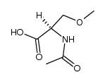 N-acetyl-O-methyl-D-serine结构式
