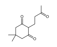 5,5-dimethyl-2-(3-oxobutyl)cyclohexane-1,3-dione Structure