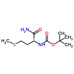 N-BOC-D-蛋氨酰胺结构式