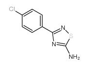 5-氨基-3-(4-氯苯基)-1,2,4-噻二唑结构式