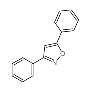 Isoxazole,3,5-diphenyl- Structure