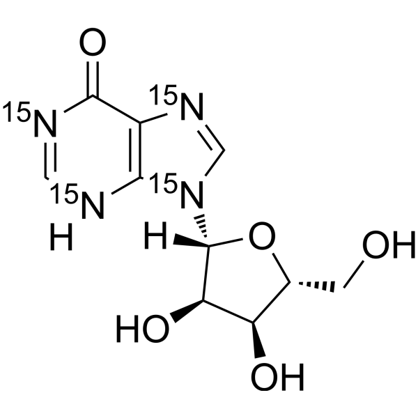 Inosine-15N4结构式