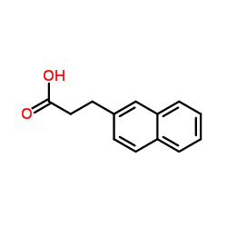 3-(2-Naphthyl)propanoic acid structure