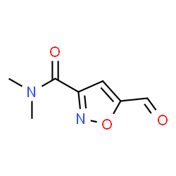 3-Isoxazolecarboxamide,5-formyl-N,N-dimethyl-(9CI) Structure