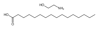 (2-hydroxyethyl)ammonium palmitate Structure
