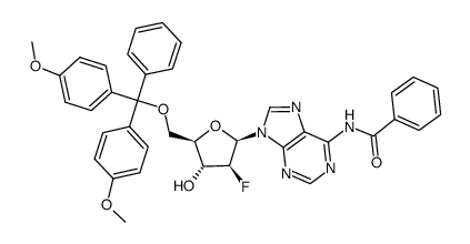 5'-O-DMT-N6-Bz-2'-ara-F-2'-dA structure