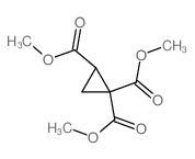 trimethyl cyclopropane-1,1,2-tricarboxylate结构式