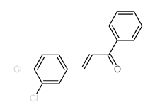 2-Propen-1-one,3-(3,4-dichlorophenyl)-1-phenyl-, (2E)-结构式