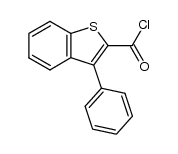 3-phenyl-benzo[b]thiophene-2-carbonyl chloride结构式