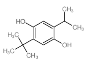 1,4-Benzenediol,2-(1,1-dimethylethyl)-5-(1-methylethyl)-结构式