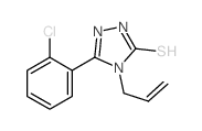 3H-1,2,4-Triazole-3-thione,5-(2-chlorophenyl)-2,4-dihydro-4-(2-propen-1-yl)- picture