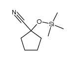 cyclopentanone cyanohydrin trimethylsilyl ether结构式