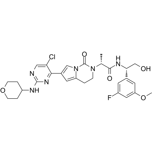 ERK1/2 inhibitor 5结构式