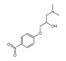 1-(二甲基氨基)-3-(4-硝基苯氧基)-2-丙醇结构式
