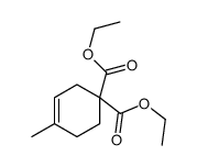 diethyl 4-methylcyclohex-3-ene-1,1-dicarboxylate结构式